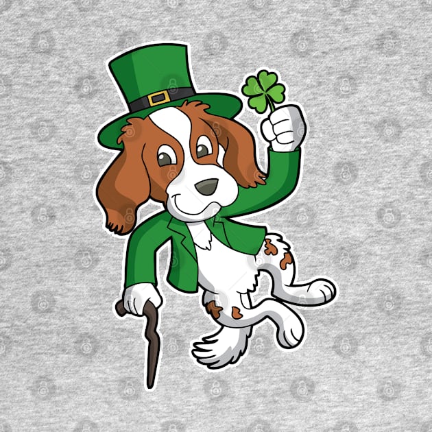 Irish Setter Dog St Patrick's Day Heel Click by E